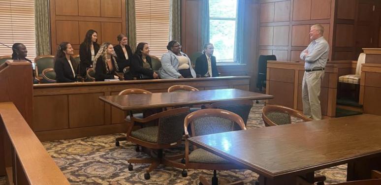 law students at court