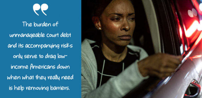 Court debt can trap low-income households in cycle of debt
