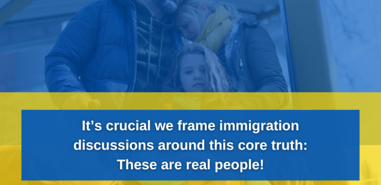 Big Ideas quote on centering immigration debate on people